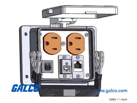 DP-RJ45S-USB-BFAF-R-32
