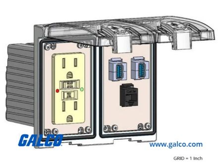 LP2-GF-RJ45-2USB-AFAF