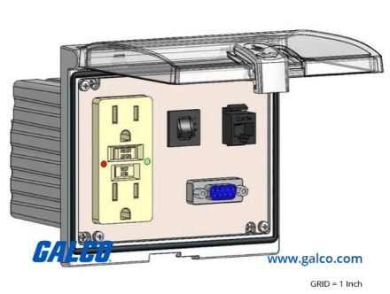 LP3-GF-DB9-RJ45-R