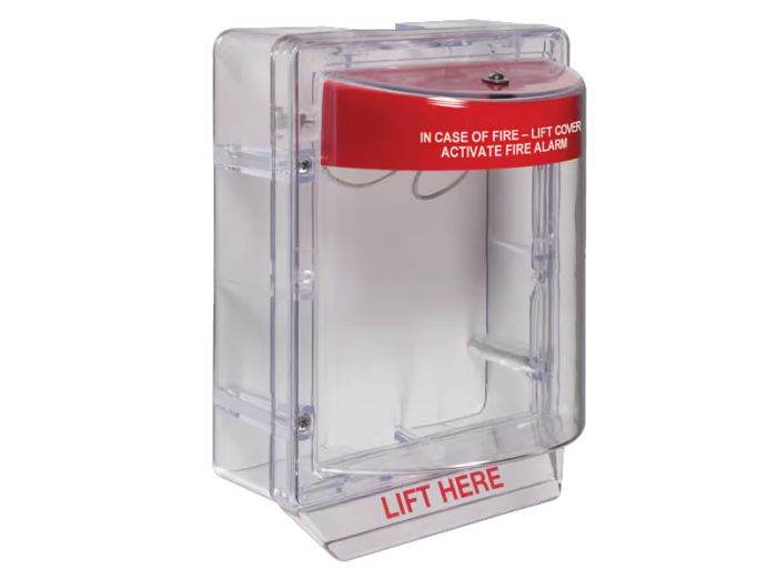 STI-1100 Stopper II Fire Alarm Cover - Tamperproof Polycarbonate With 95/105 DB Horn, Flush Mount